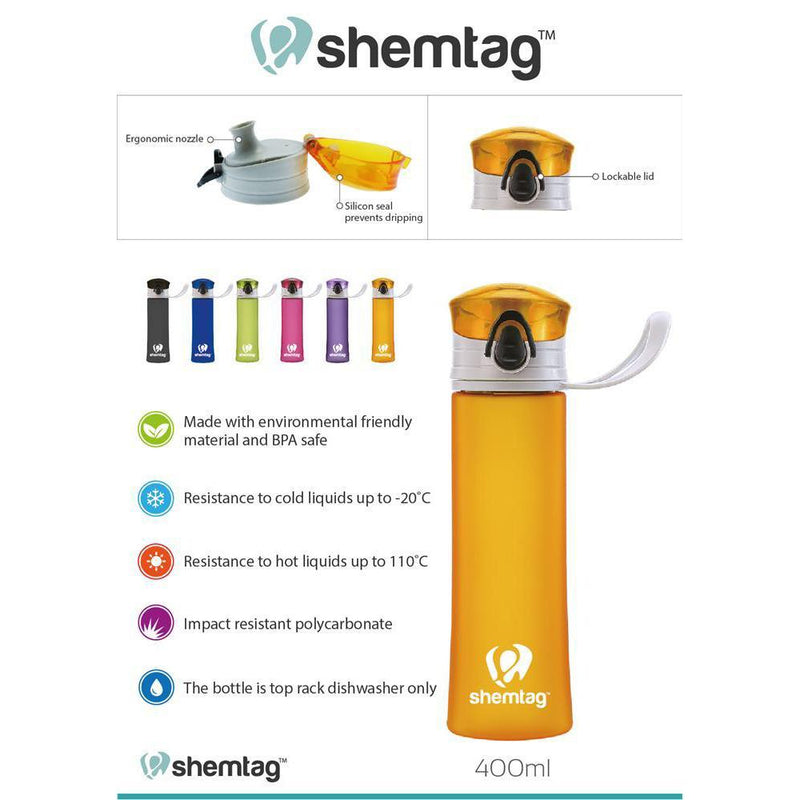Shemtag Frosted Water Bottle 400ml Sports & Outdoors - DailySale