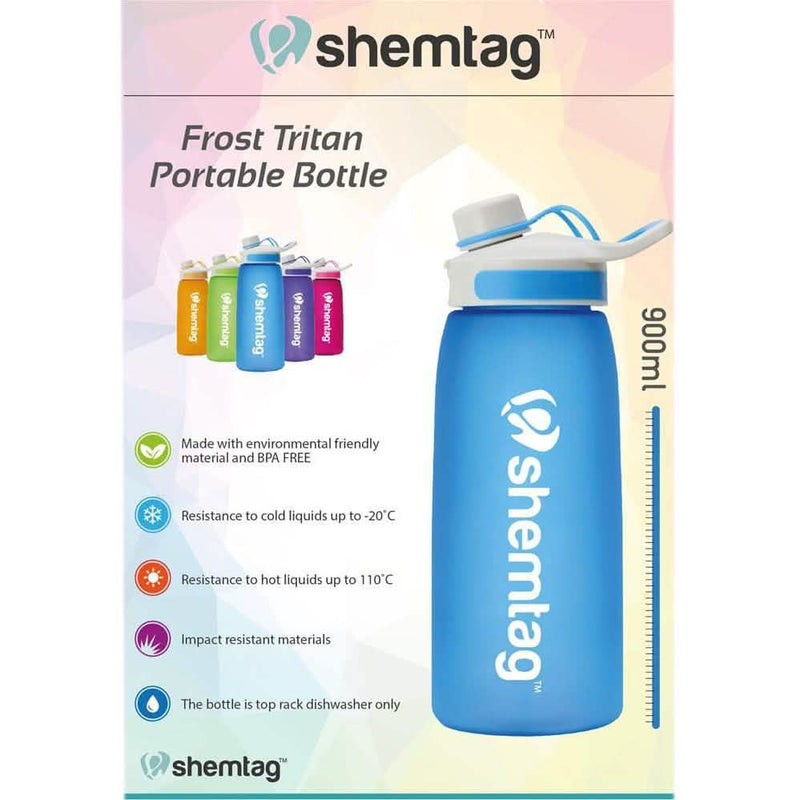 Shemtag Tritan Water Bottle 30oz (900ml) with Screw Cap Sports & Outdoors - DailySale
