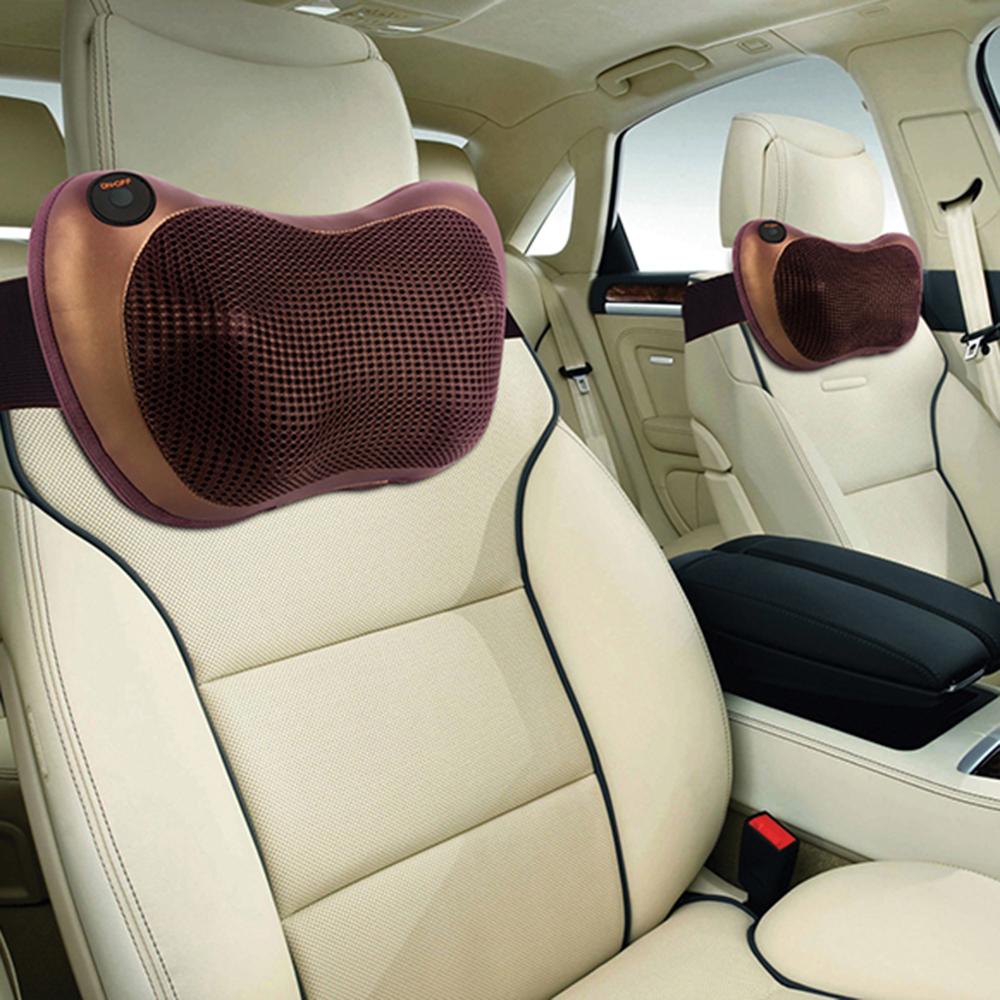 Shiatsu Massage Pillow with Heat and Car/Home Chargers - DailySteals