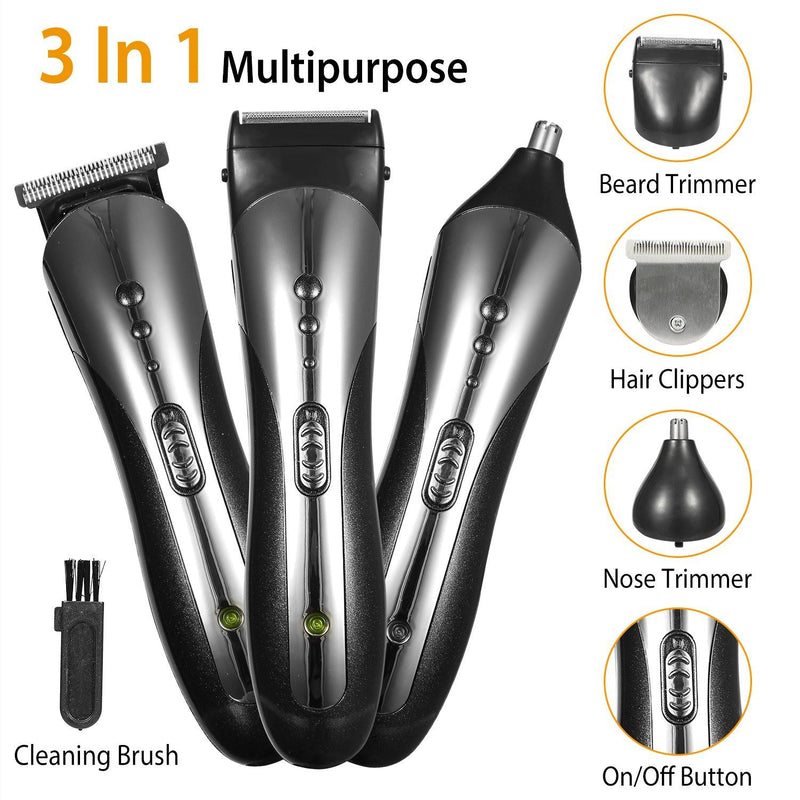 SHINON Men Electric Hair Clipper 3-in-1 Men's Grooming - DailySale