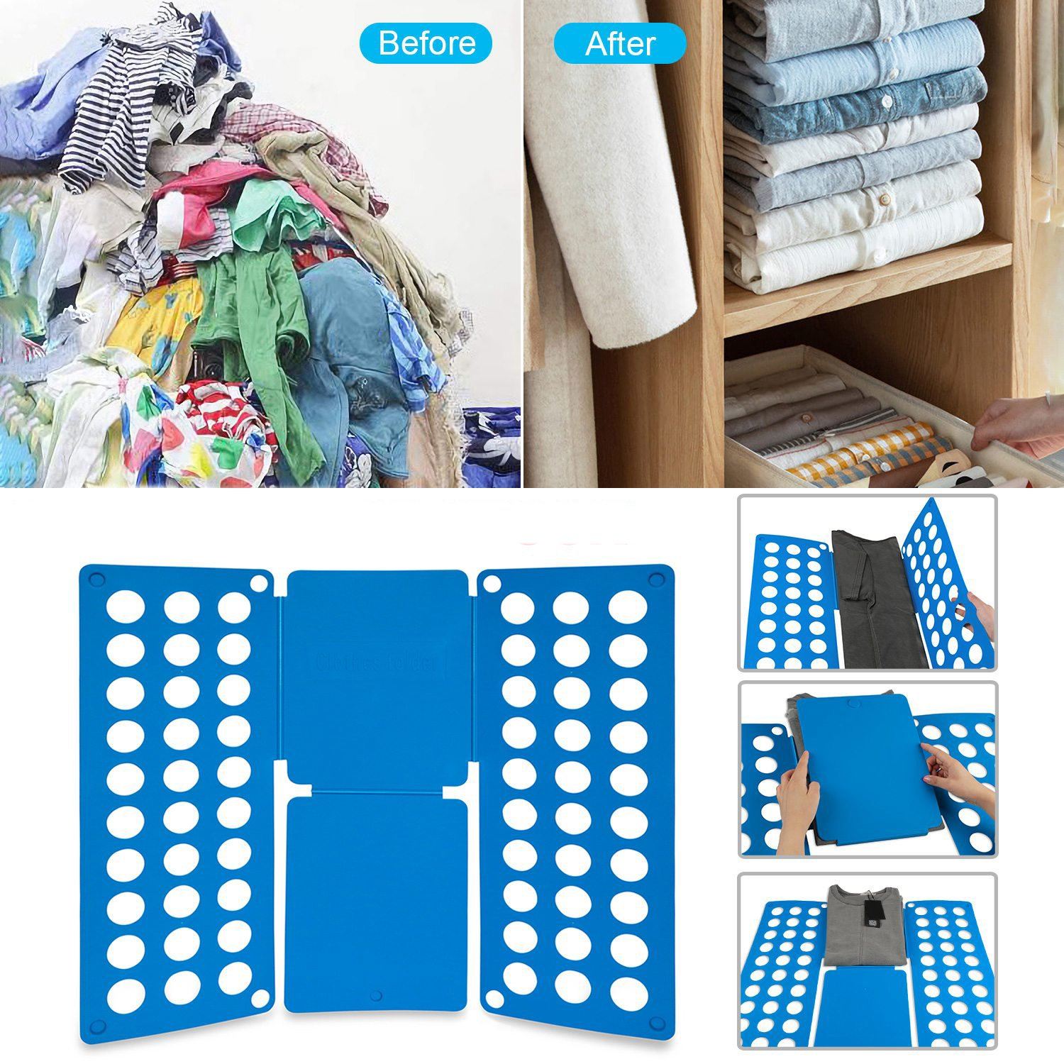 Shirt Folding Board Closet & Storage - DailySale