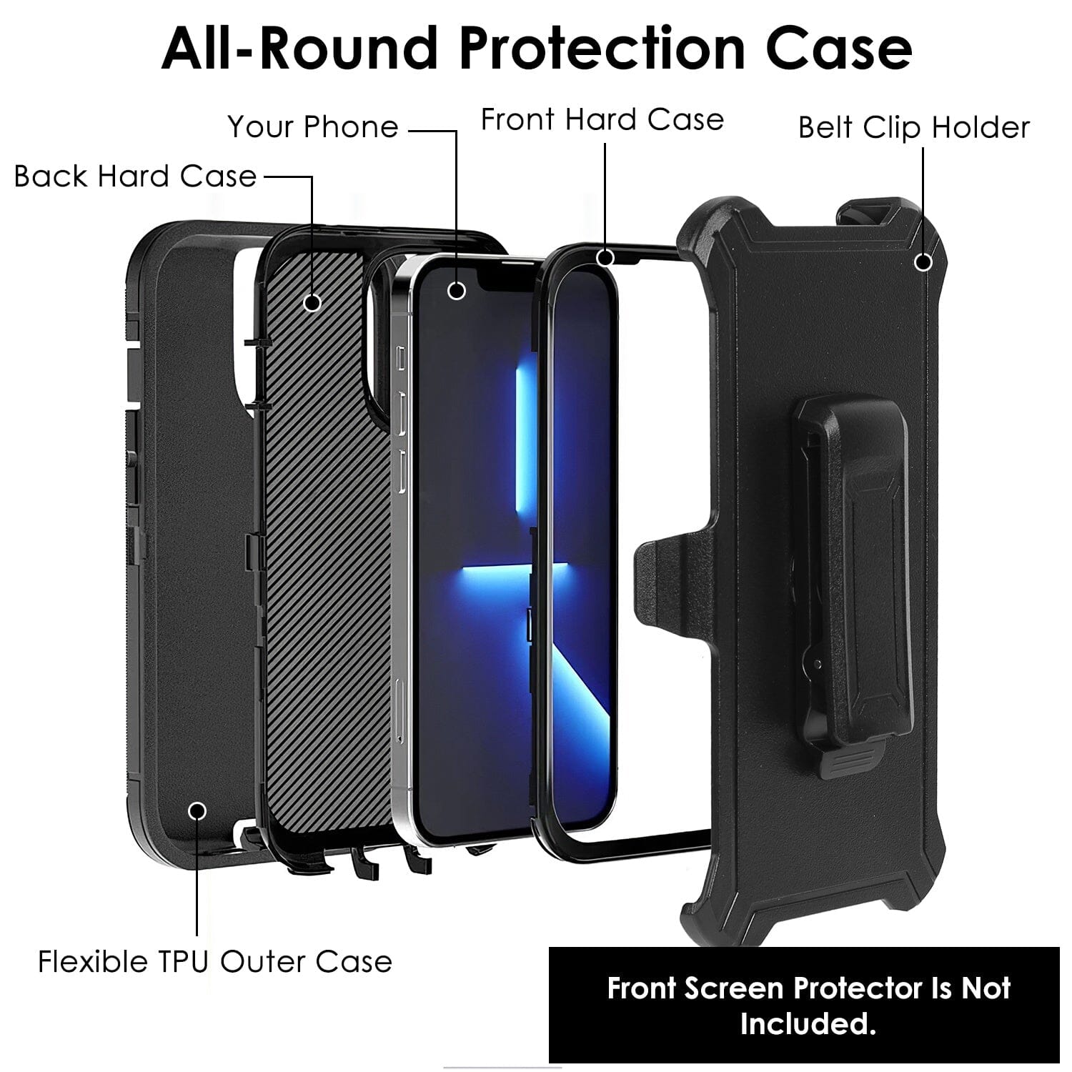 Shockproof Phone Case for iPhone Mobile Accessories - DailySale