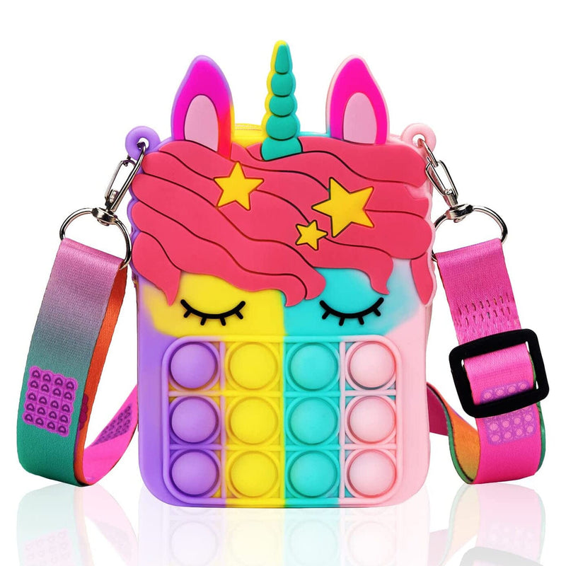Shoulder Bag Fidget Toys Pop Fidget Backpack Toy Bags & Travel Multicolor - DailySale