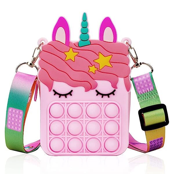 Shoulder Bag Fidget Toys Pop Fidget Backpack Toy Bags & Travel Pink - DailySale