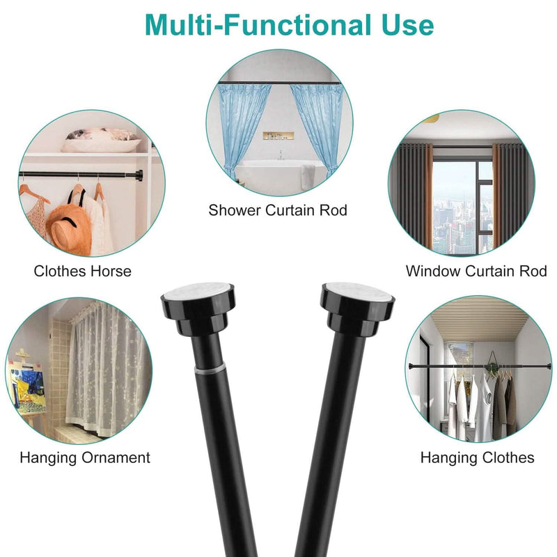 Shower Curtain Rod Adjustable Tension Furniture & Decor - DailySale