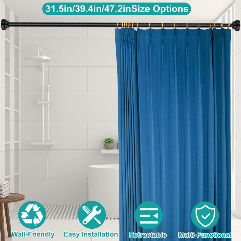 Shower Curtain Rod Adjustable Tension Furniture & Decor - DailySale