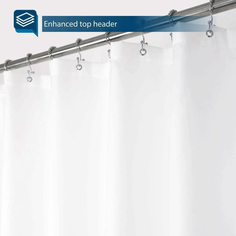 Shower Curtains Mould Proof Resistant Washable Curtain Liner Bath - DailySale