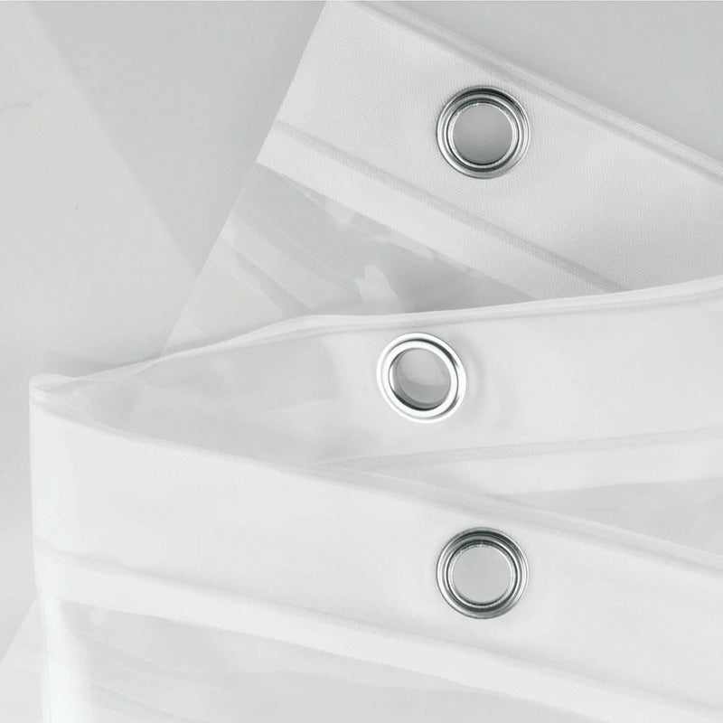 Shower Curtains Mould Proof Resistant Washable Curtain Liner Bath - DailySale
