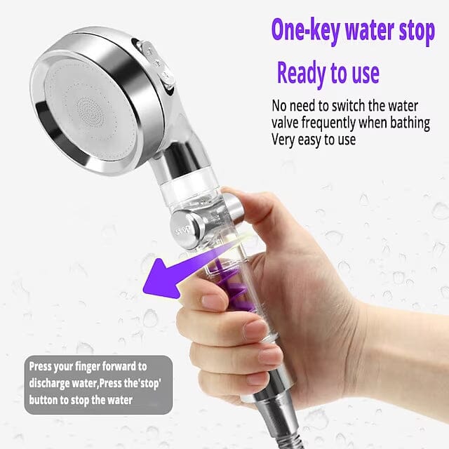 Shower Head High Pressure 3-Function SPA Shower Head Bath - DailySale