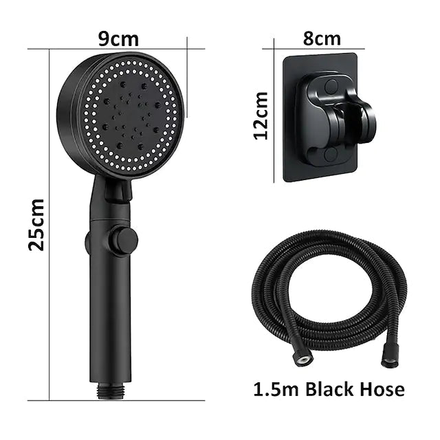 Shower Head Water Saving with 5 Adjustable Mode Bath - DailySale