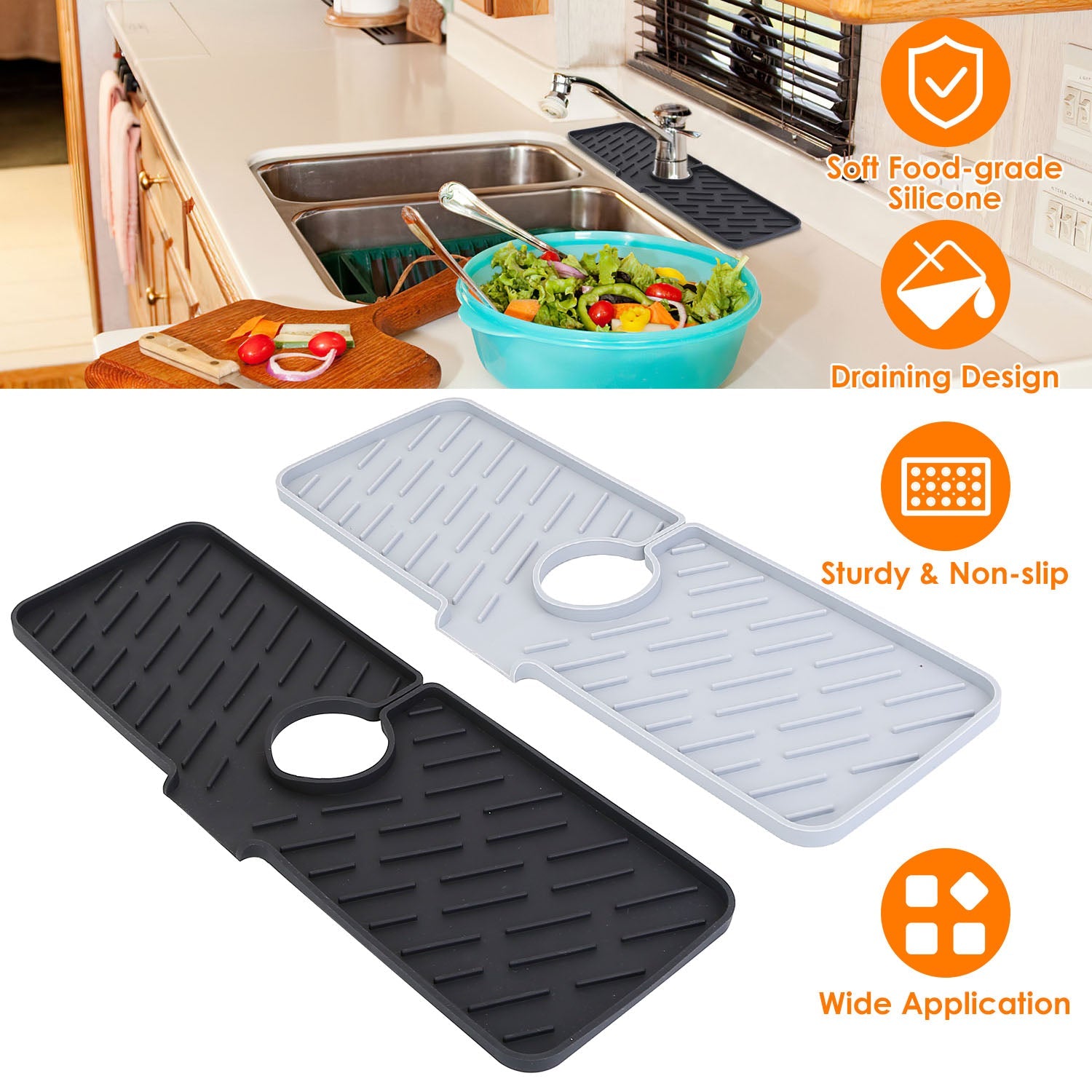 Silicon Faucet Kitchen Sink Mat Kitchen Tools & Gadgets - DailySale