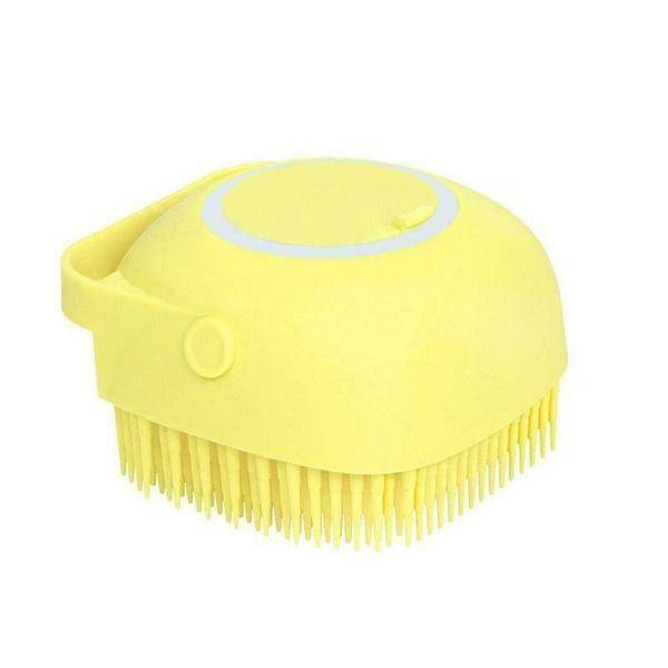 Silicone Bath Body Brush Bath Yellow - DailySale