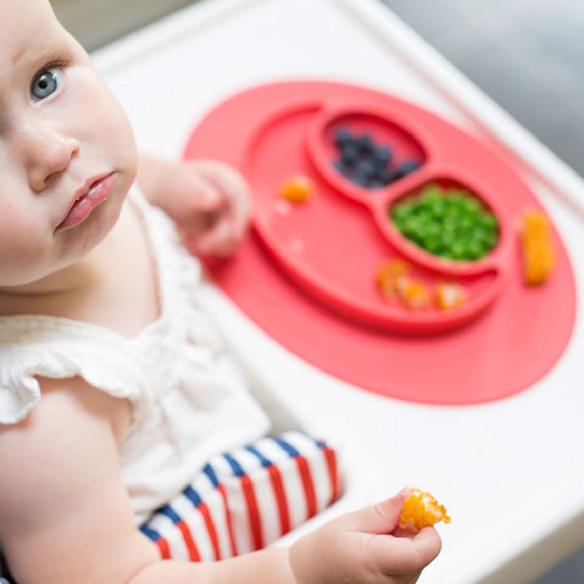 Silicone Feeding Placemat and 3-Section Plate Kitchen Tools & Gadgets - DailySale