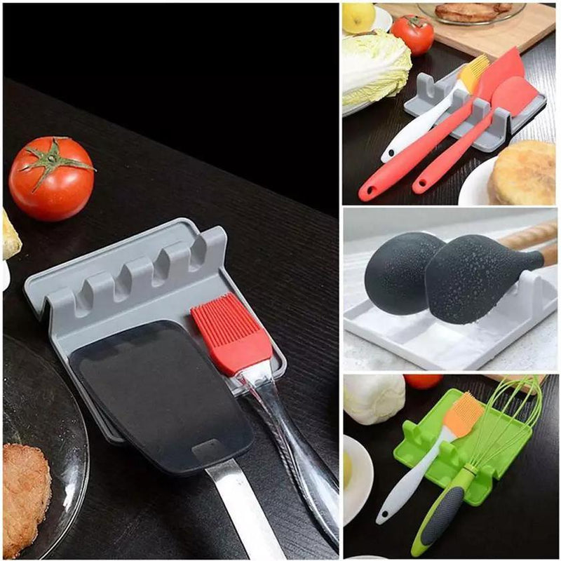 Silicone Spoon Rest with Drip Pad Kitchen & Dining - DailySale