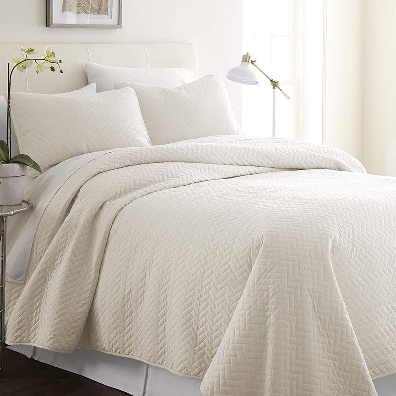 Simply Soft Quilted Coverlet Set - Assorted Styles Linen & Bedding - DailySale