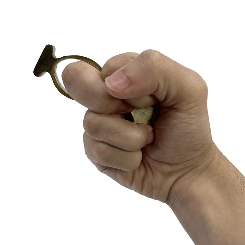 Single Finger Heavy Brass Knuckle Tactical - DailySale