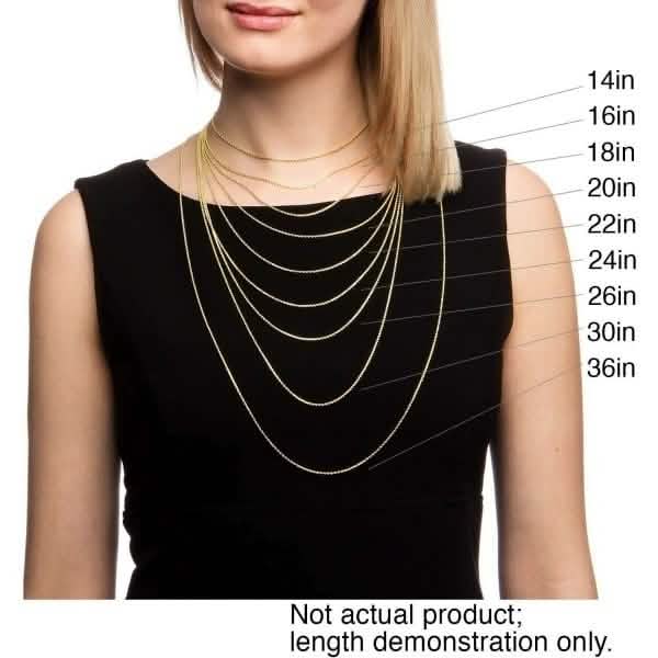 10K Gold Cuban 3MM Link Chain - Assorted Sizes - DailySale, Inc