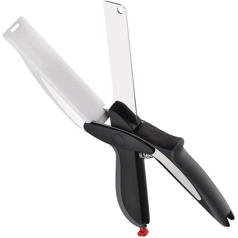 SKEMIX Kitchen Food Scissors, Food Cutter Chopper Clever Stainless Ste