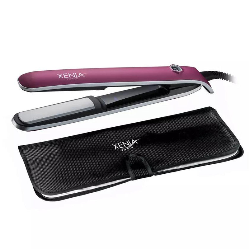 Sleek 1" Professional Ceramic Flat Iron with Protective Heat Station Mat Beauty & Personal Care Pink - DailySale