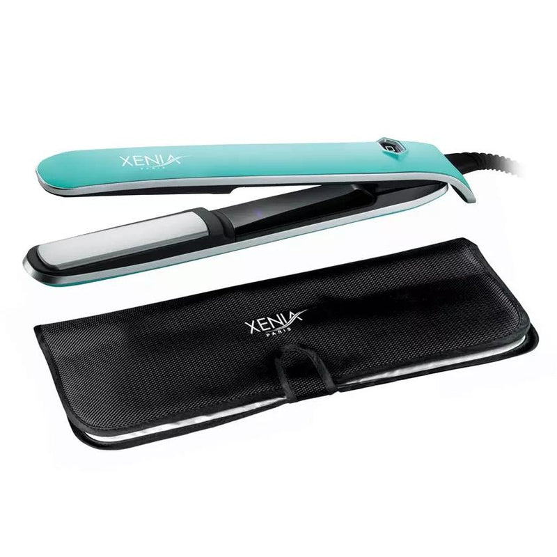 Sleek 1" Professional Ceramic Flat Iron with Protective Heat Station Mat Beauty & Personal Care Turquoise - DailySale