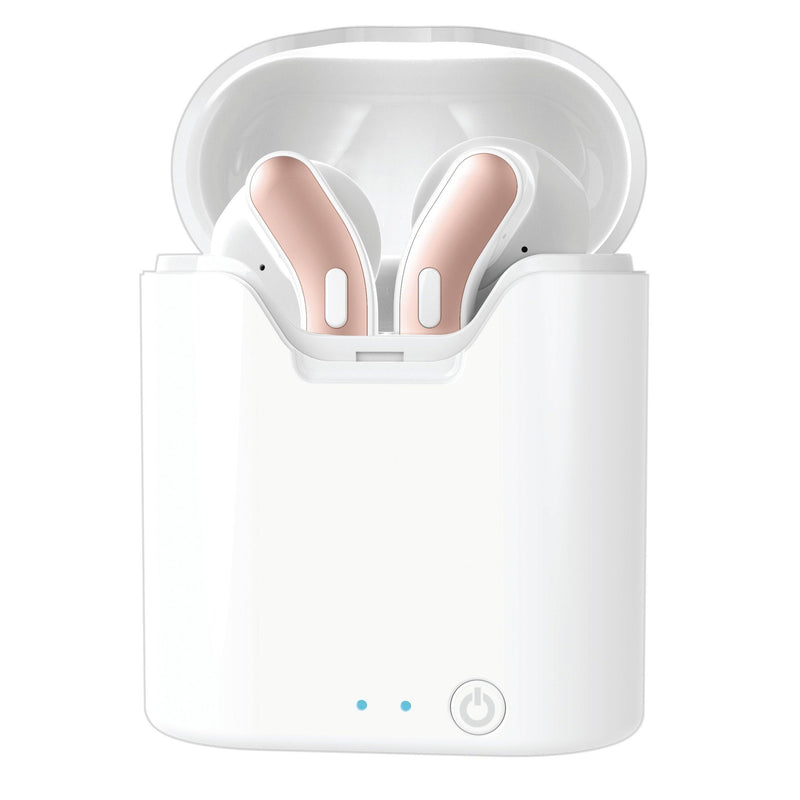 Sleek True Wireless Earbuds with Charging Case Headphones - DailySale