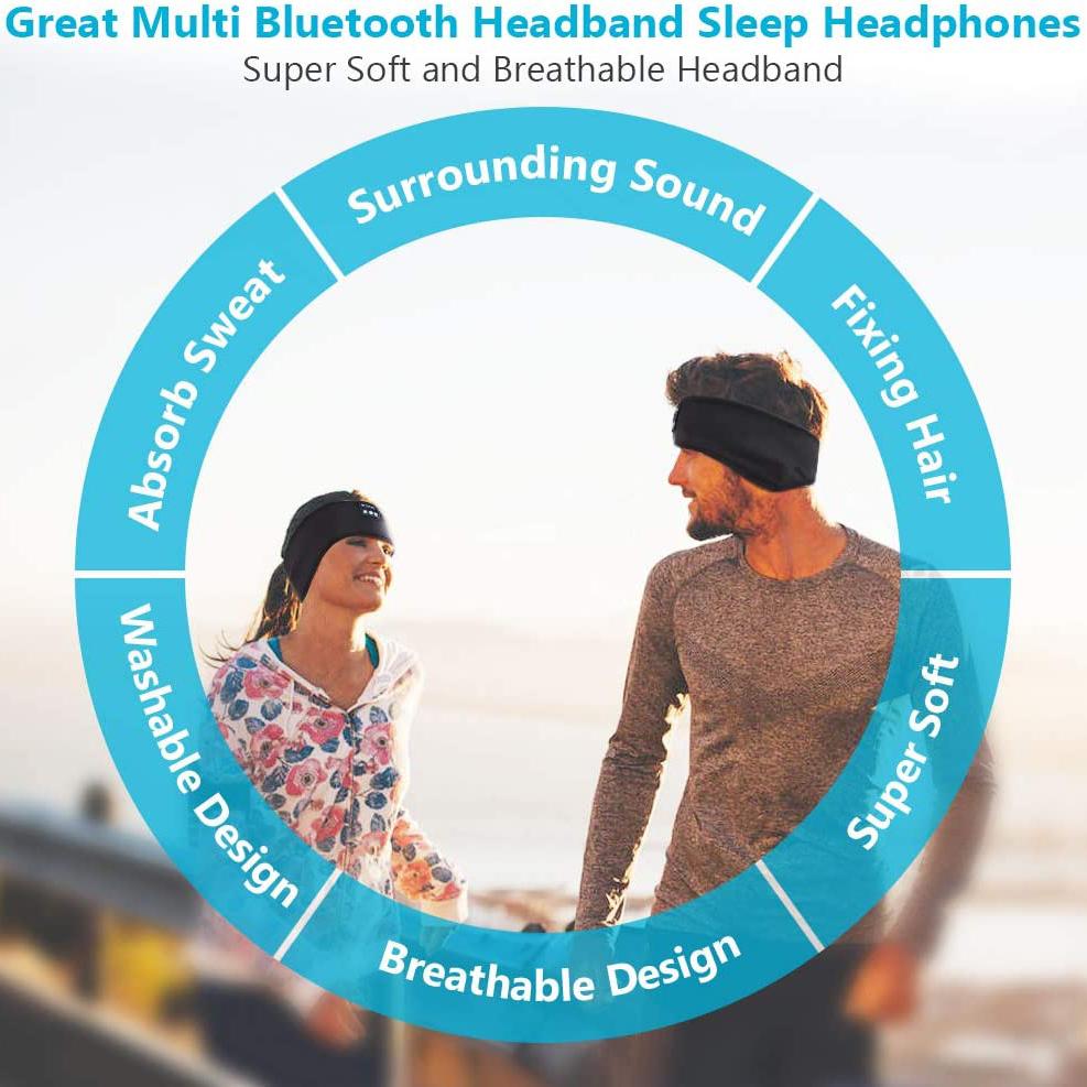 Sleep Headphones Bluetooth Headband Headphones & Audio - DailySale