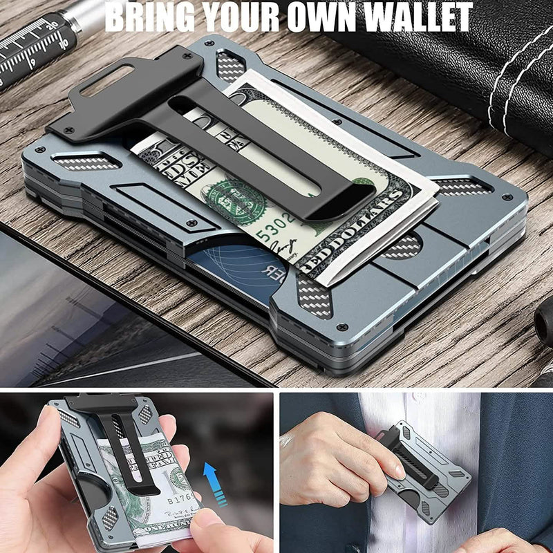 Slim Aluminum Metal Money Wallet Bags & Travel - DailySale