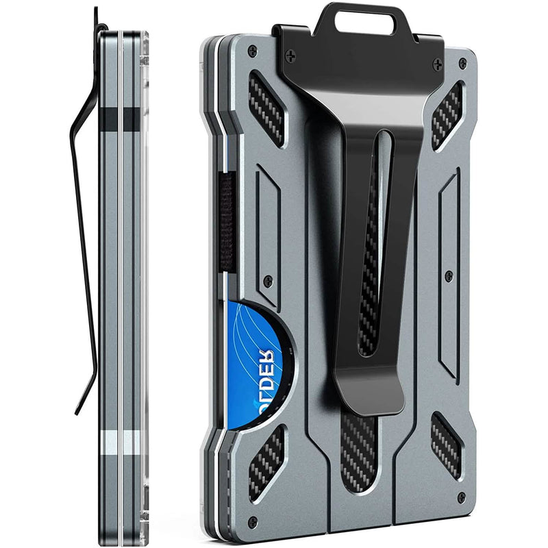 Slim Aluminum Metal Money Wallet Bags & Travel - DailySale