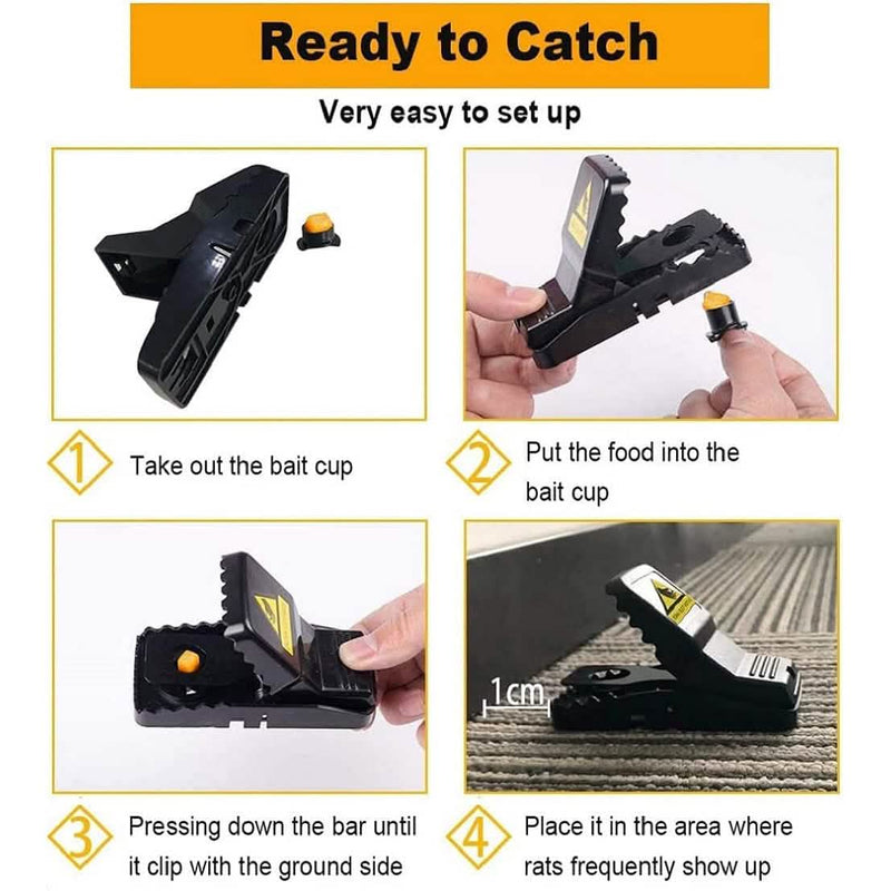 Small Effective Sanitary Safe Mouse Catcher for Family and Pet Pest Control - DailySale