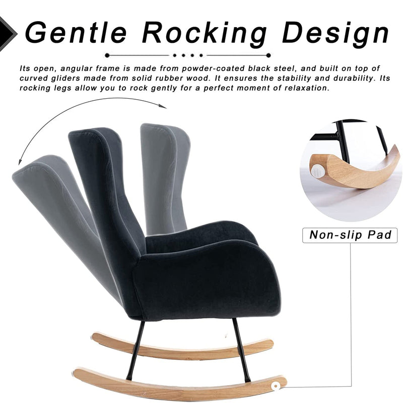 Small Rocking Accent Chair Furniture & Decor - DailySale