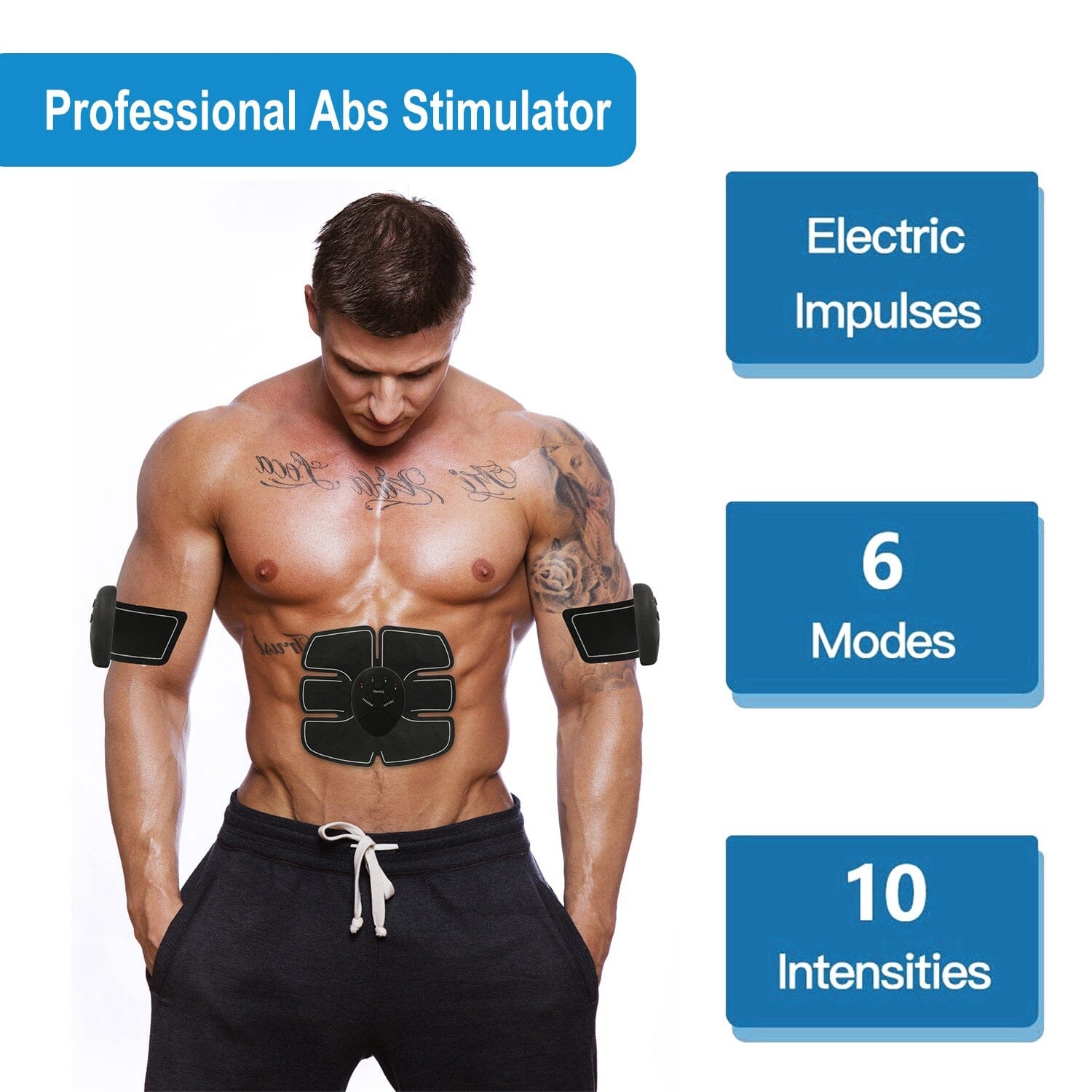 Smart Abs Stimulator Muscle Toning Belt Trainer Fitness - DailySale