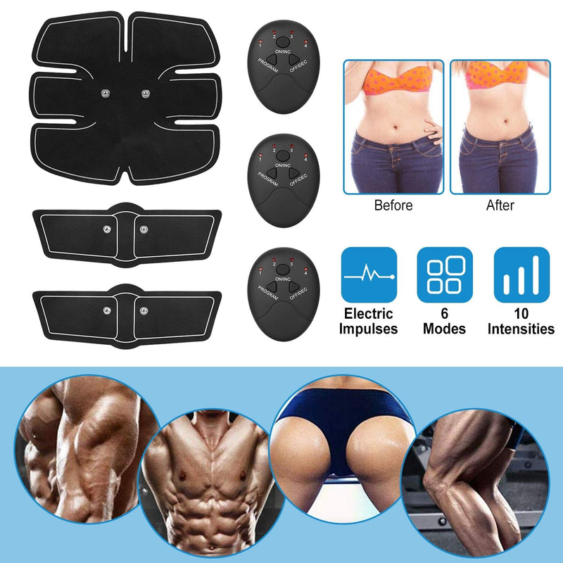 Smart Abs Stimulator Muscle Toning Belt Trainer Fitness - DailySale