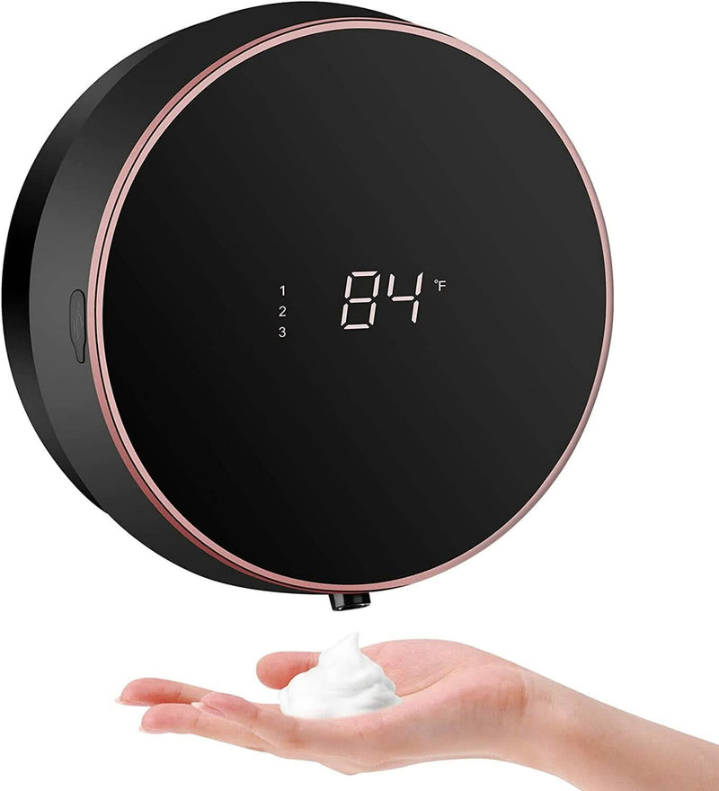 Smart Automatic Wall Mount Soap Dispenser Touchless Bath Black - DailySale