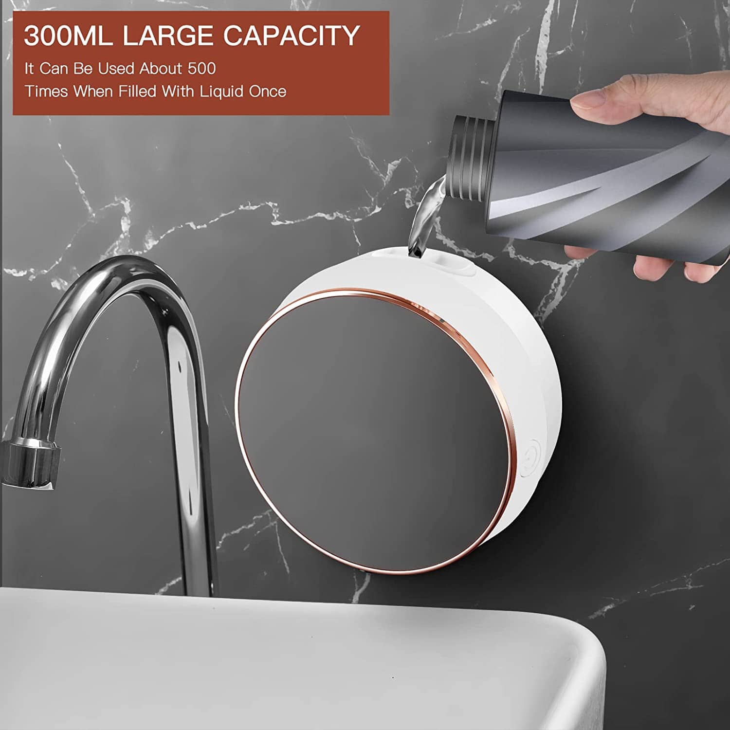 Smart Automatic Wall Mount Soap Dispenser Touchless Bath - DailySale