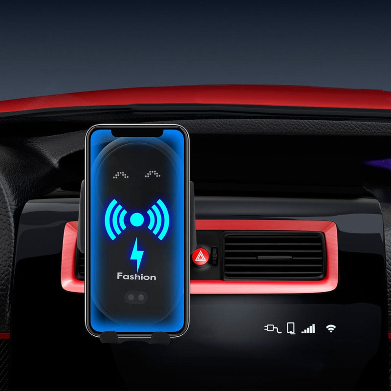 Smart Car Wireless Charger Auto Sensing Phone Holder 10W Qi Fast Charging Air Vent Automotive - DailySale