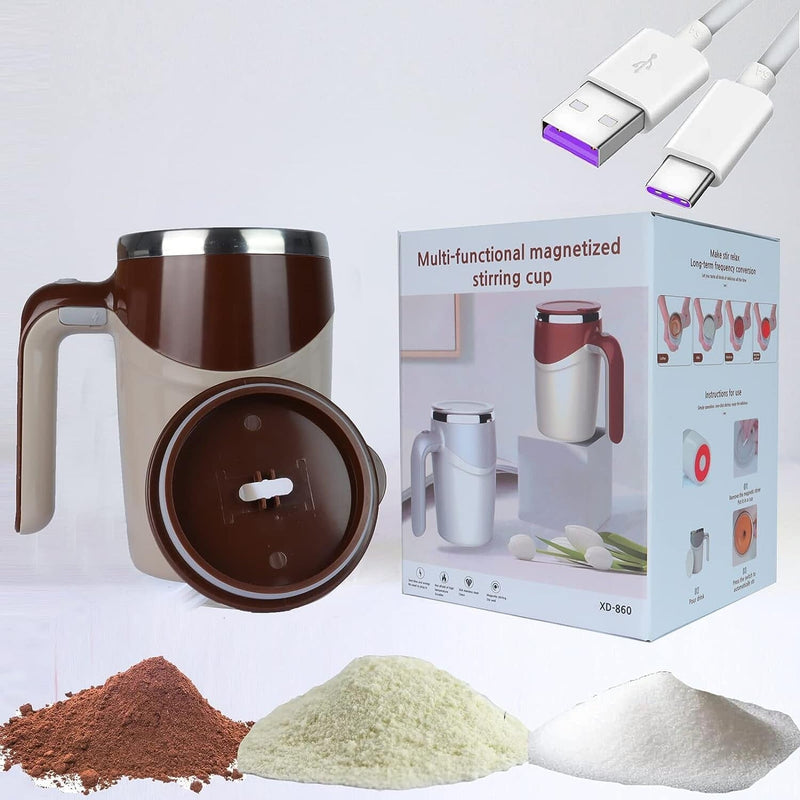 Smart Electric Self-Mixing Mug Wine & Dining Brown - DailySale