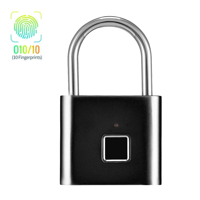 Smart Fingerprint Small Size Cabinet Dormitory Anti-theft Lock Everything Else Black - DailySale
