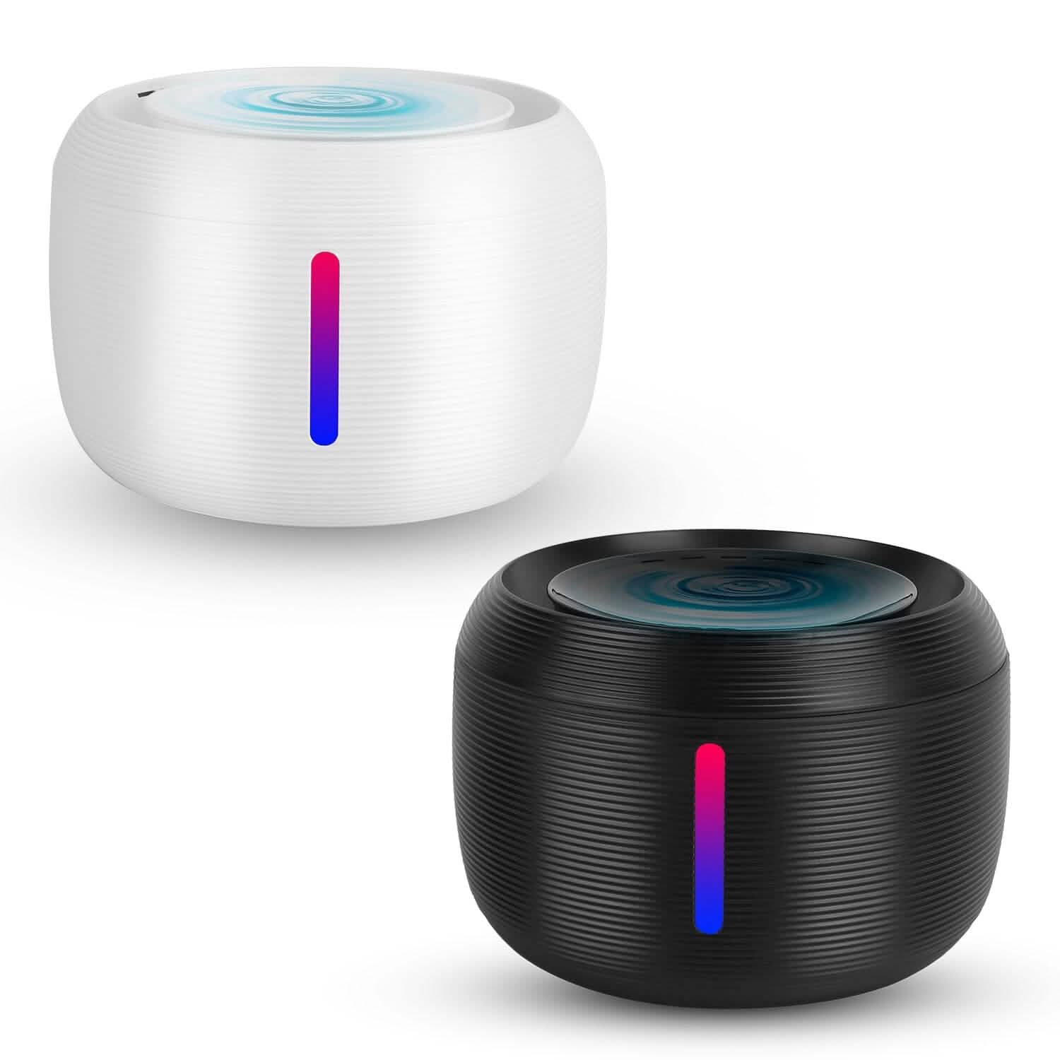 Smart Pet Drinking Fountain with LED Light 7-Pack Replaceable Water Filters Pet Supplies - DailySale