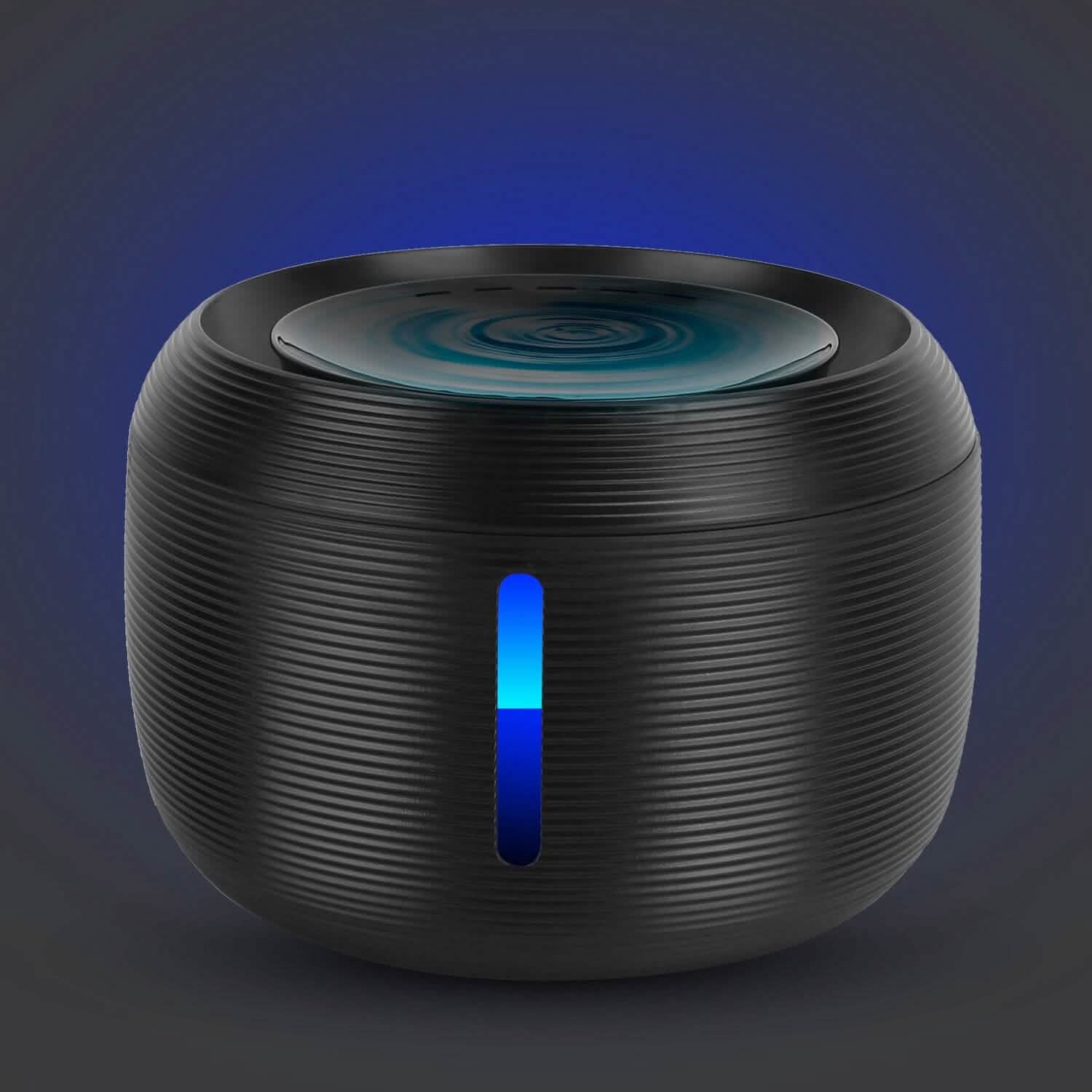 Smart Pet Drinking Fountain with LED Light 7-Pack Replaceable Water Filters Pet Supplies - DailySale