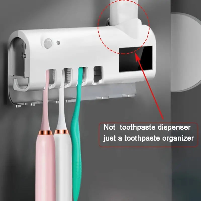 Smart Wall-Mounted Toothbrush UV Sterilizer Bath - DailySale