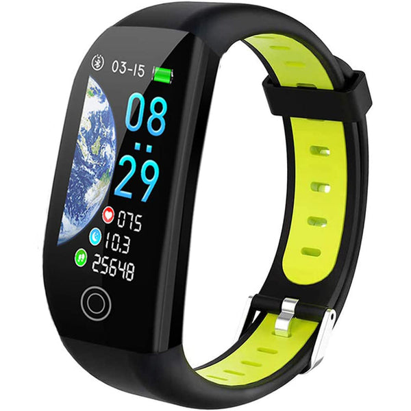 Smart Watch Fitness Activity Tracker Smart Watches Black/Green - DailySale
