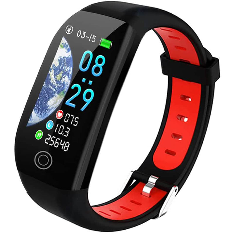 Smart Watch Fitness Activity Tracker Smart Watches Black/Red - DailySale