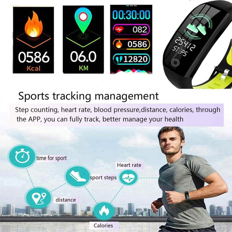 Smart Watch Fitness Activity Tracker Smart Watches - DailySale