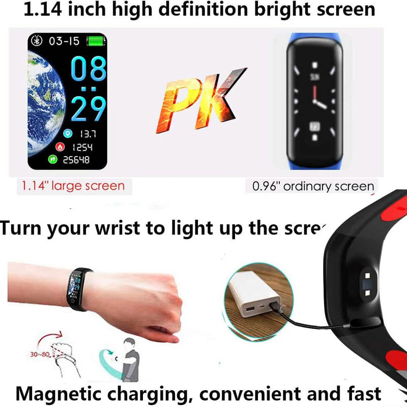 Smart Watch Fitness Activity Tracker Smart Watches - DailySale