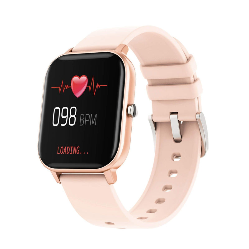Smart Watch Fitness Tracker with Heart Rate, Blood Pressure, Blood Oxygen, Sleep Tracking & More Fitness Rose Gold - DailySale