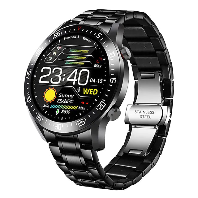 Smartwatch Fitness Activity Tracker Smart Watches Black - DailySale