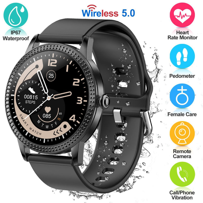 Smartwatch Fitness Tracker 1.08" Touch Screen Smart Watches - DailySale