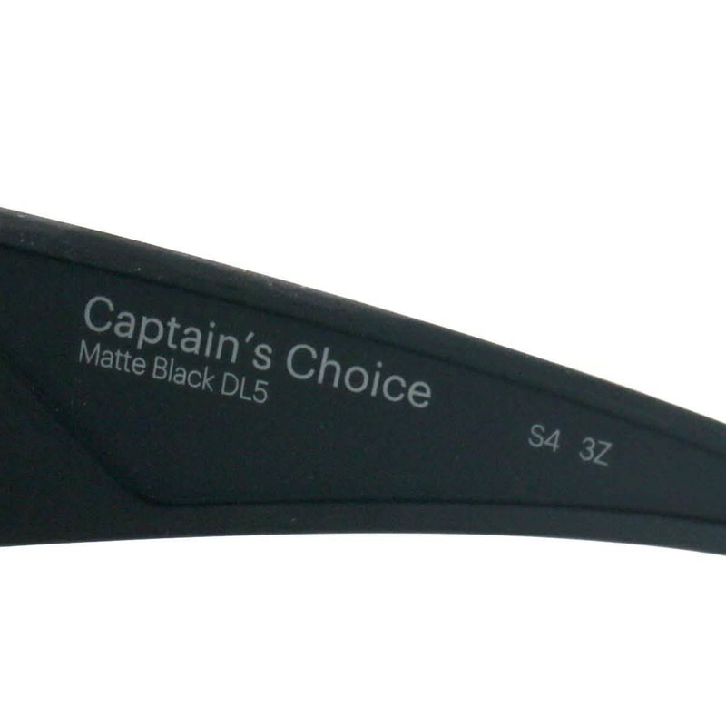 Smith Men's Sunglasses Captains Choice Polarized Matte Black Polarized DL5 RT Men's Accessories - DailySale