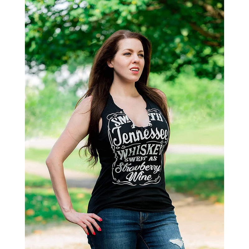 Smooth as Tennessee Whiskey Tank Top, Womens Tank Top, Drinking
