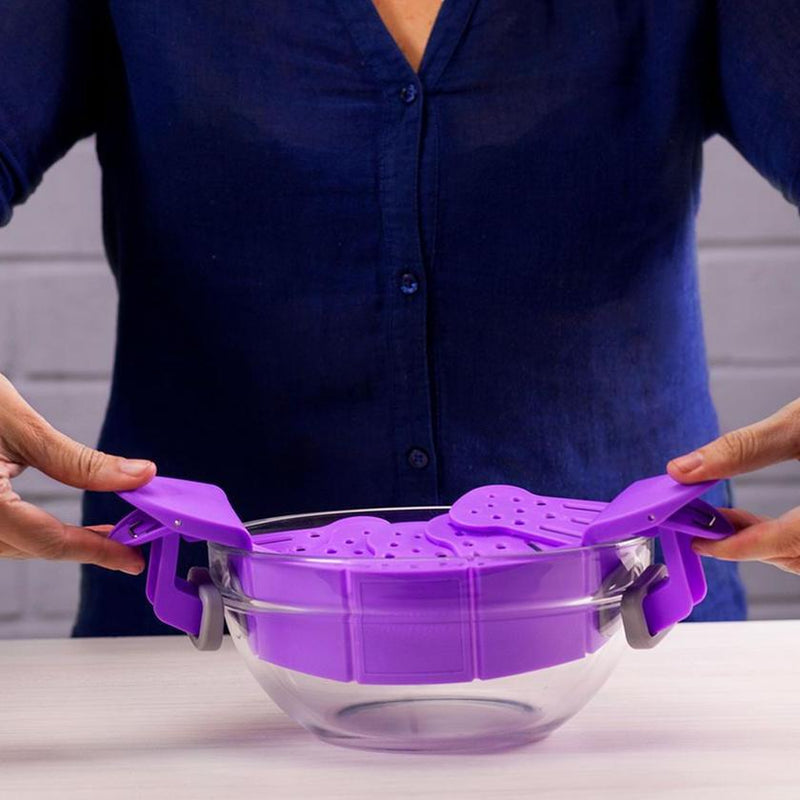 Snapbit Hands-Free Strainer for Pots, Pans & Bowls Kitchen Essentials - DailySale